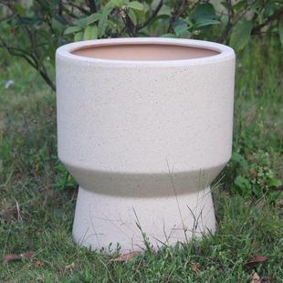 清仓高脚花盆陶瓷北欧宝莲灯冬青橡皮树家用龟背竹百合竹柠檬树盆