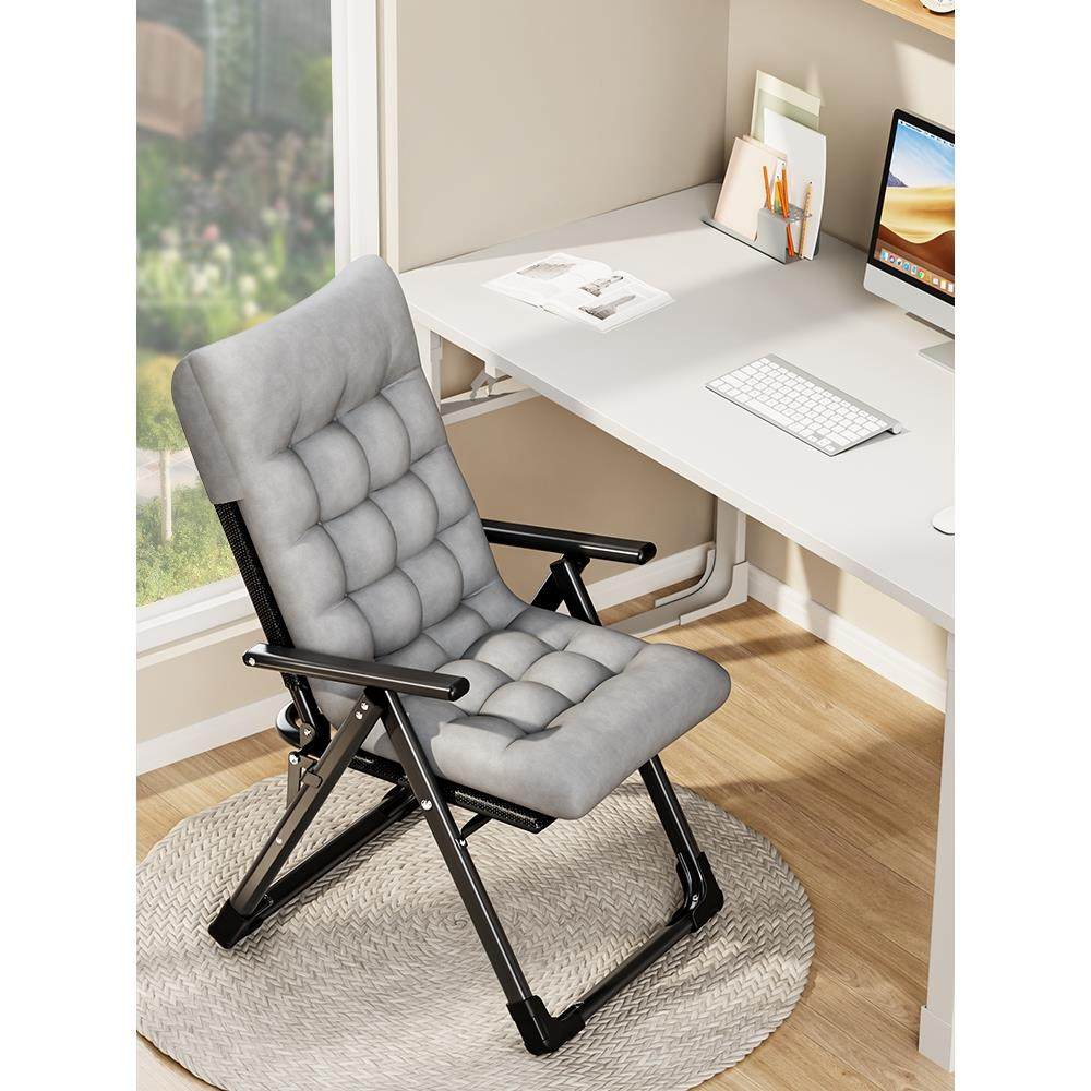 北欧轻奢折叠椅宿舍学生寝室学习椅子舒服久坐餐椅家用凳子靠背电