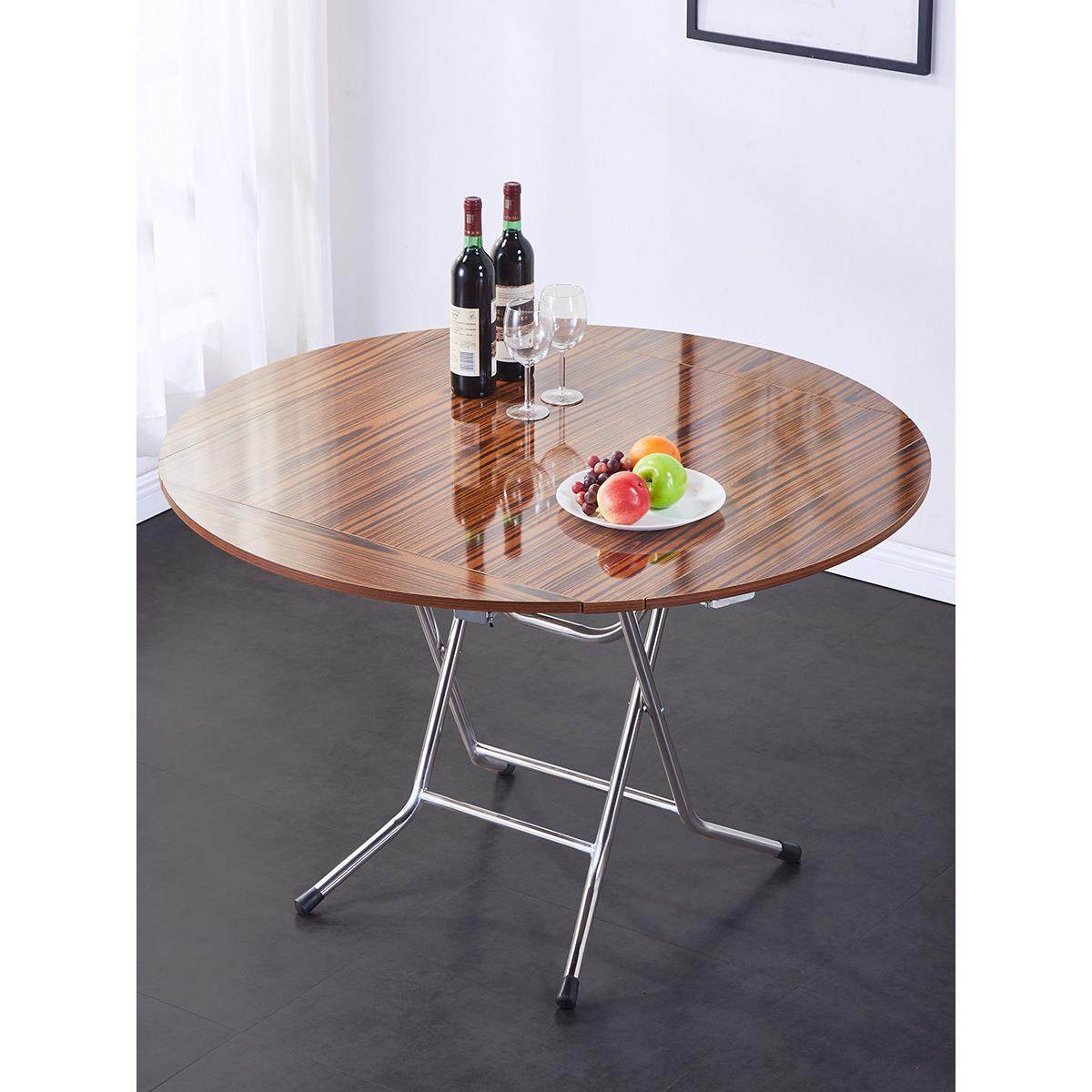 折叠桌子餐桌家用小户型简易吃饭大圆桌圆形收纳客厅方桌饭台饭桌,住宅家具,折叠桌,淘宝优惠券,粉丝福利购,淘宝优惠卷