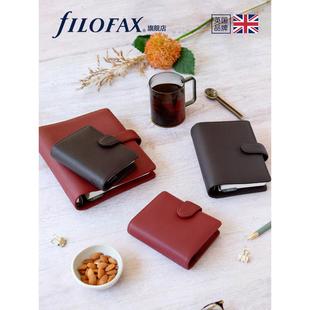 英国进口Filofax Norfolk真皮大环活页本A7 A6A5手帐本2026年日程