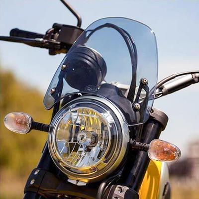 适合 凯旋 Bonneville T100 T120 改装摩托车前风挡挡风玻璃风镜