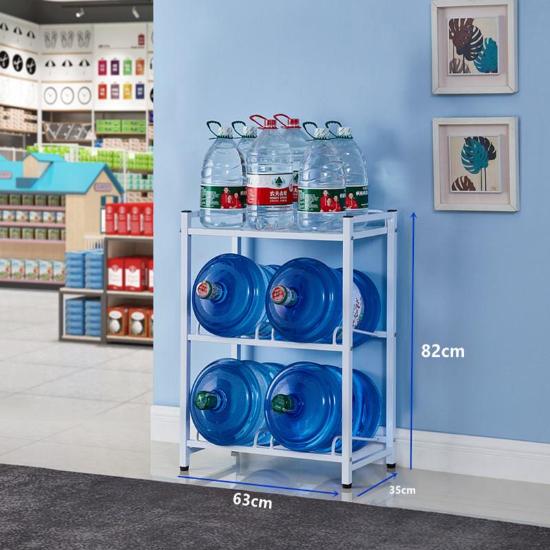 16.8--20L大桶 桶装水纯净水桶收纳展示架子，双排三、四层含置物