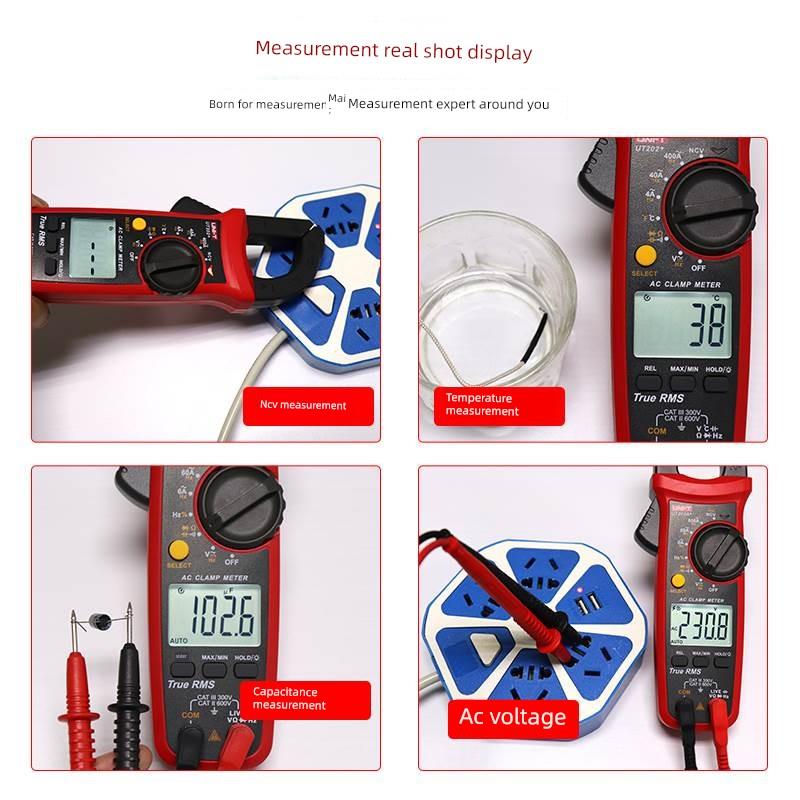 德国精装进口ulide Ut201+高精度智能数显真有效值夹紧仪表Ut202+