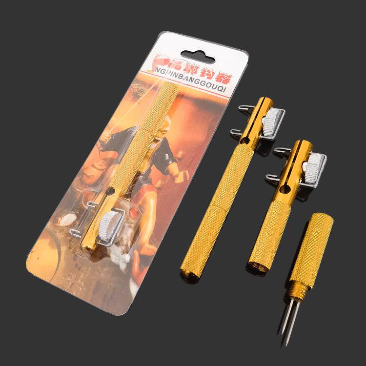 金属绑钩器 手动鱼钩绑钩器 两用型子线打结器绑线器垂钓用品