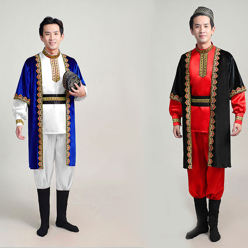 新疆维吾尔族服装男士成人