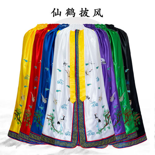 仙鹤披风三清道观财神爷老母泰山