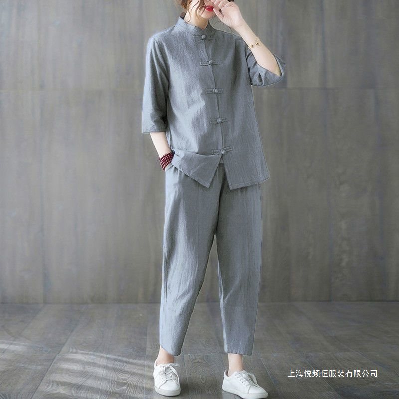 新品新中式居士服年轻夏季禅意