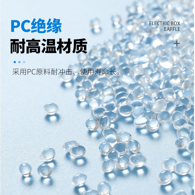 速发C65 C45 DZ47断路器连体连排挡板档片 PZ0配电箱空位填空件白
