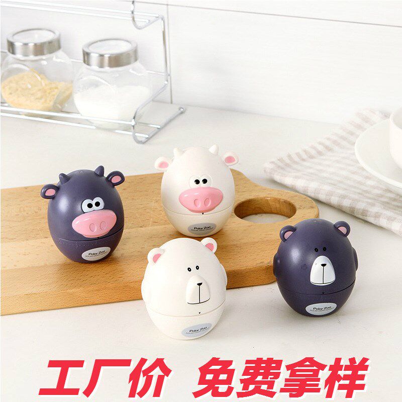 速发【创意多样】可爱动物造型厨房器时定 机械闹钟无需提醒器 计