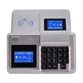 速发学校工厂食堂消费机卡消费刷台打卡售饭机卡式 食堂纹指消费机