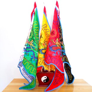 速发道士用品道行旗帜  方旗五五营旗五家旗 令旗法旗 五龙旗大号