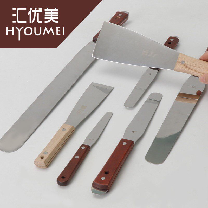速发汇大油画刀底料刮子丙烯肌理塑形油墨铲刀美术不锈钢金属画刀