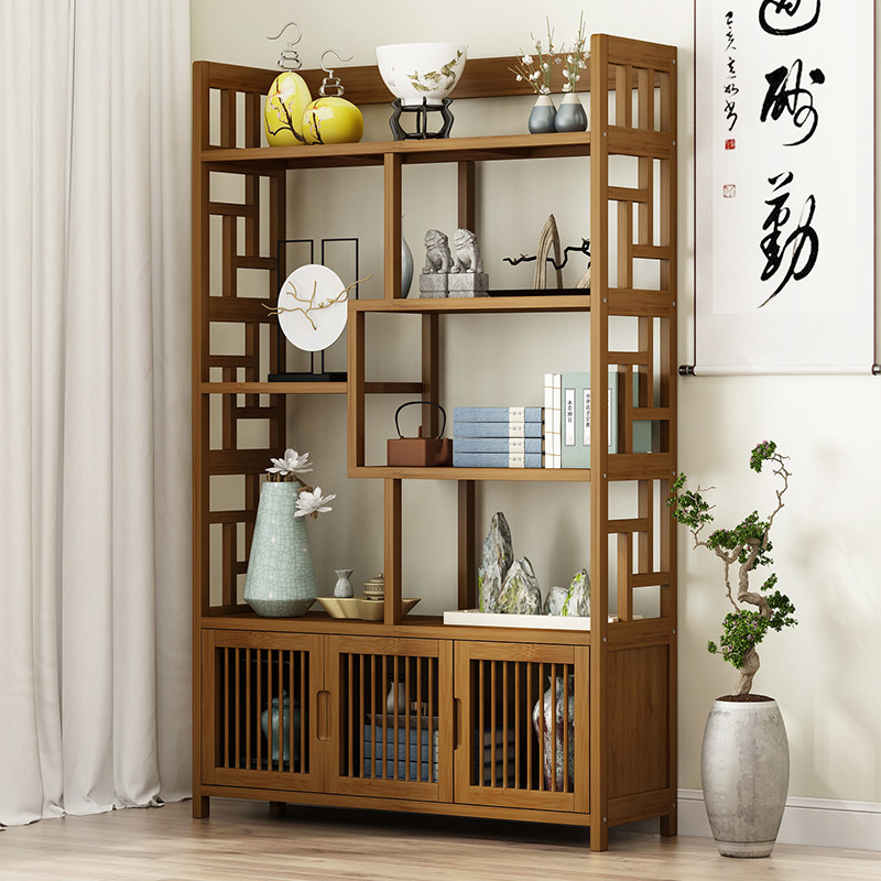 速发博古架中置多宝阁件物架家具摆式隔断展示柜茶叶架仿古书架子,住宅家具,多宝格/博古架,淘宝优惠券,粉丝福利购,淘宝优惠卷