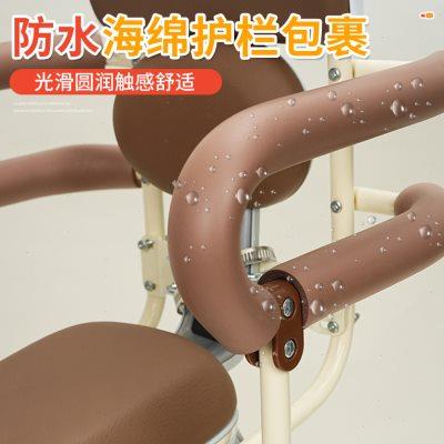 电动车后置可折叠儿童座椅围栏扶手宝宝小孩安全后座电瓶车通用椅