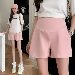 孕妇夏装托腹裤子夏季外穿阔腿短裤2025新款孕妇裤夏天怀孕三分裤