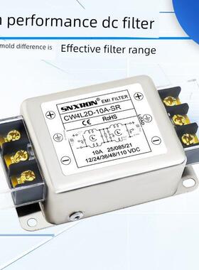 直流电源滤波器CW4L2D-20A-SR端子台3A6A10A净化音响110VDC抗干扰
