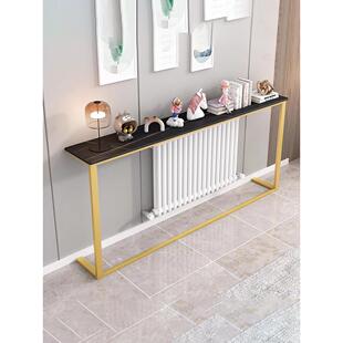 岩板暖气片上方置物架简约床头边缝卫生间靠墙窄长条夹缝柜可定制