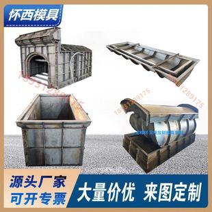 墓室棺椁寿材钢铁模具水泥棺材套骨灰盒墓穴模具厂家