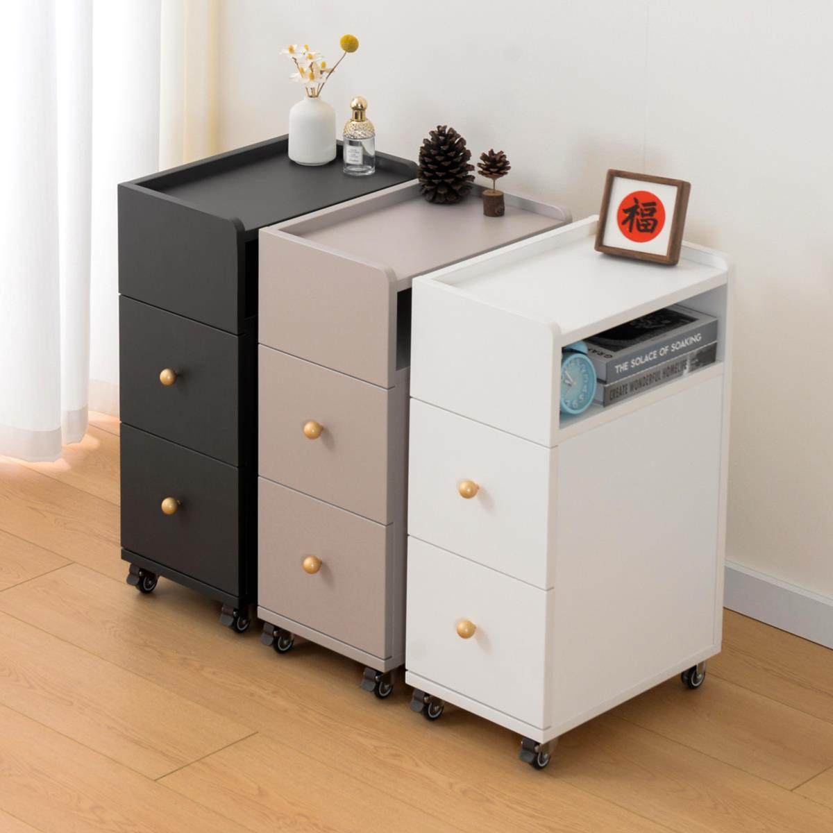 实木床头柜脚轮款简约小型窄柜收纳柜儿童发夹缝床边柜定制20 25,住宅家具,床头柜,淘宝优惠券,粉丝福利购,淘宝优惠卷