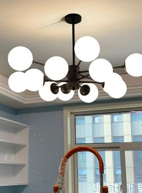 客厅吊灯现代简约北欧分子魔豆灯饰北欧卧室餐厅灯具客厅主灯K547