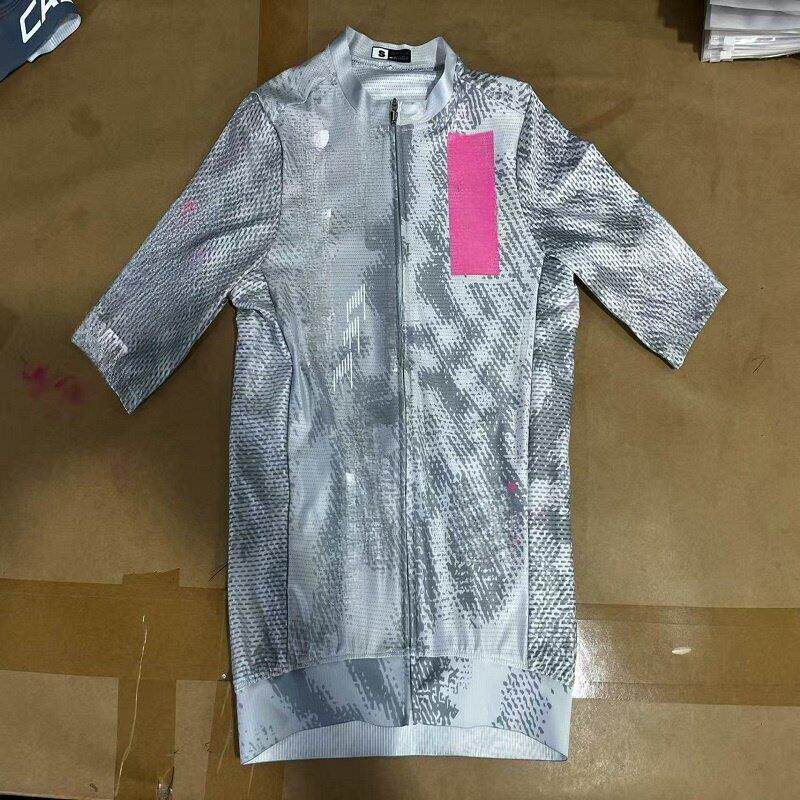 哈哈牌蚕蛹竞技版高弹透气速干宽织带版男女短袖公路自行车骑行服