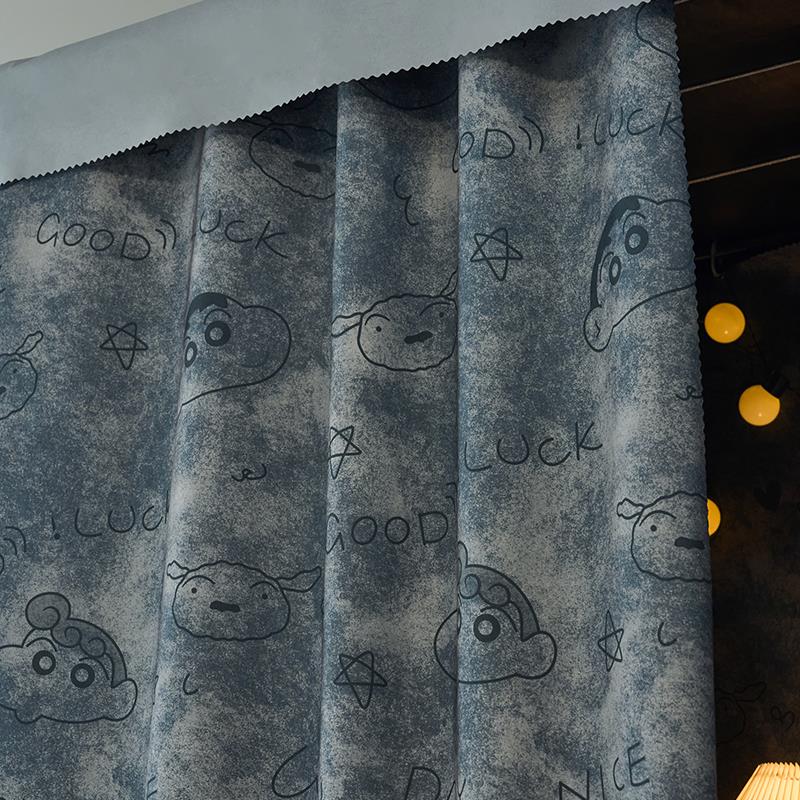 强遮光床帘大学生宿舍男女寝室上下铺动漫防尘围挡帘子ins遮挡布