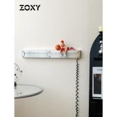 zoxy 北欧覆古风包豪斯壁灯轻奢简约可置物一字免布线长条镜前灯