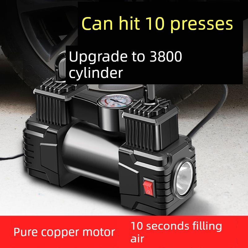 车载充气泵大功率便携式12V高压汽车用打气泵家用电动轮胎打气筒