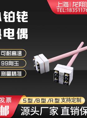 S型小铂铑热电偶马弗炉电窑专用WRP-100可B型R型探头传感器耐高温