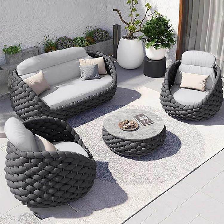 户外沙发庭院藤椅花园家俱组合别墅阳台露天光房藤编休闲 防水防,住宅家具,户外沙发,淘宝优惠券,粉丝福利购,淘宝优惠卷