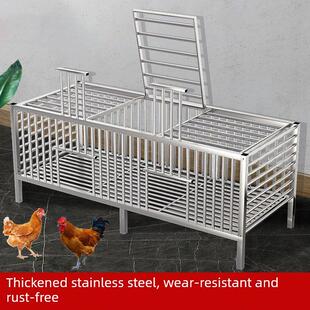 户用鸡不锈钢鸡笼养殖户外大型特大型家用兔鸽笼鸡笼加密鸭