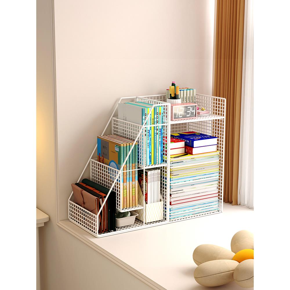 飘窗收纳柜书架放阳台储物柜书柜窗台置物架柜子空间利用神器卧室