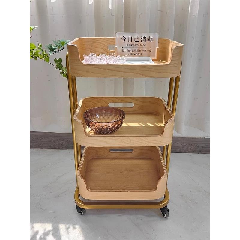美容院专用小推车皮肤管理可移动置物架护理仪器化妆品手推工具车