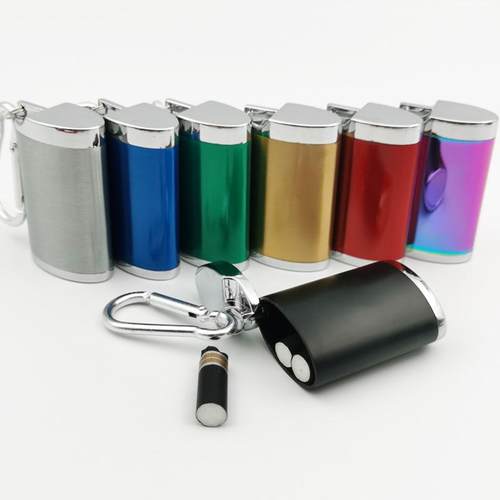 厂家旅游随身烟灰缸便携式迷你小烟缸密封移动口袋创意焑灰盒