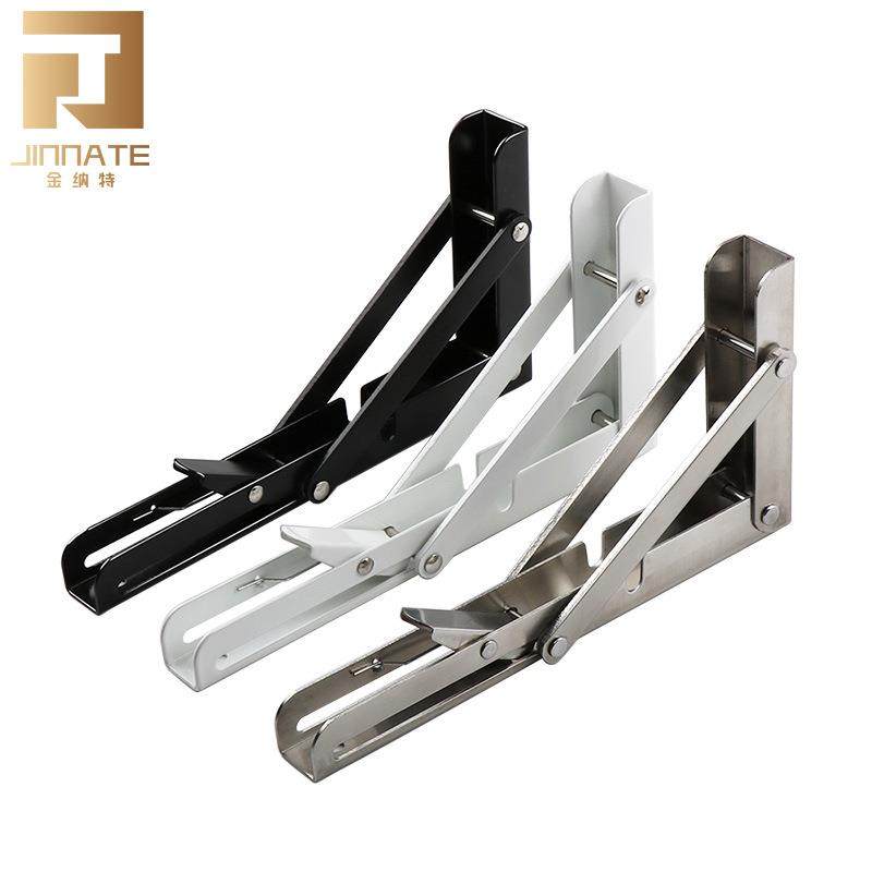 金纳特不锈钢三角支架墙上置物架支撑架托架比利折叠支架五金配件