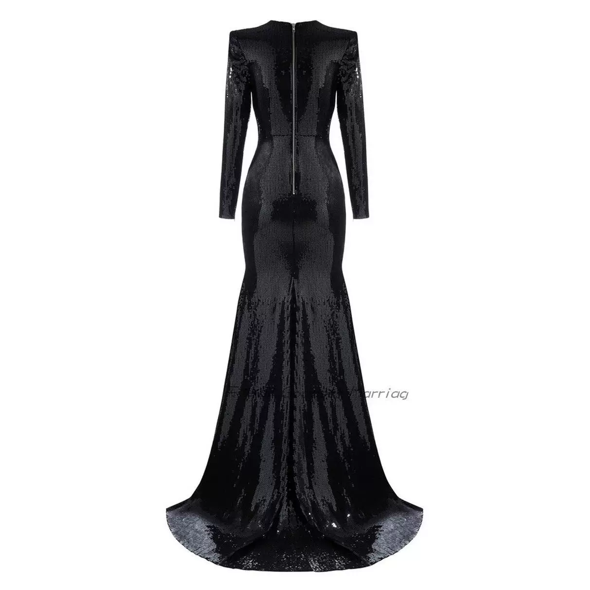 Elite fitted evening dress