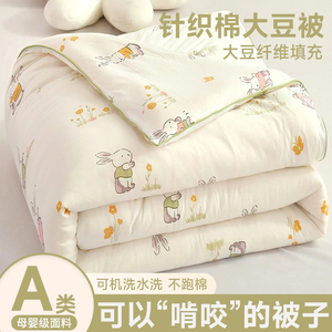 A类儿童幼儿园专用大豆纤维小被子单人宝宝春秋棉被芯150x200冬季