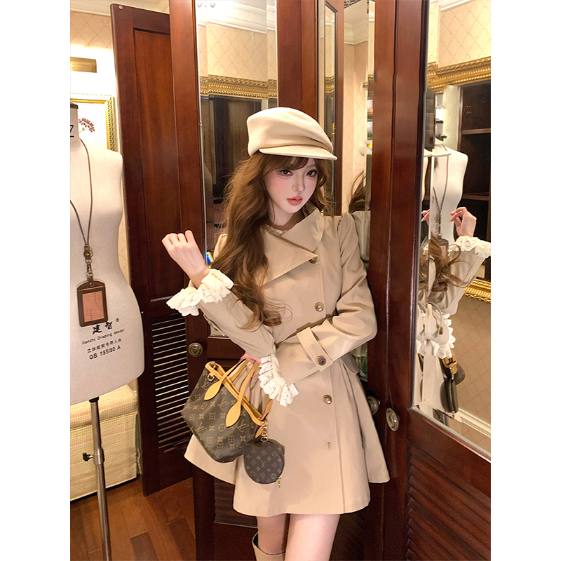 风衣外套秋季高级气质中长款大衣