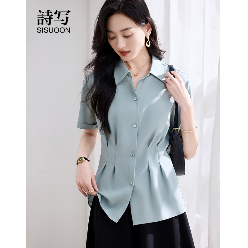 夏季新款莱塞尔/天丝衬衣