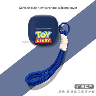 适用漫步者花再MagicAir耳机保护套卡通动漫防摔软壳连体式漫步者花再MagicAir耳机充电仓盒保护套硅胶创意壳