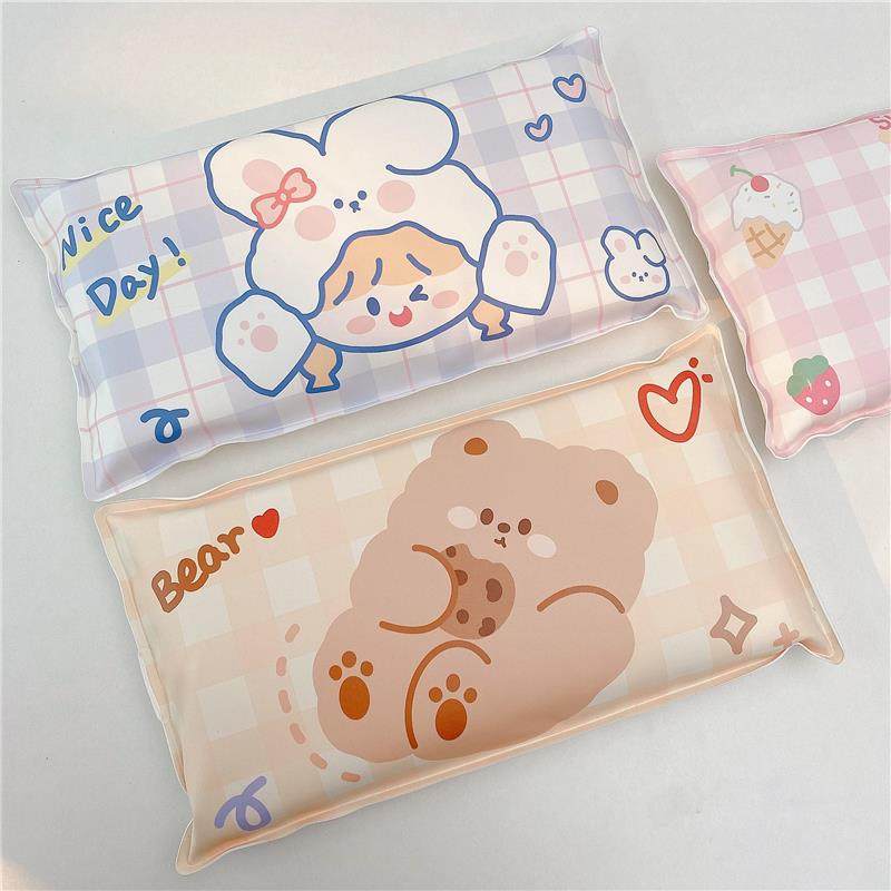 夏季凝胶冰枕免注水冰垫可爱学生宿舍午睡降温神器夏天冰凉水枕头