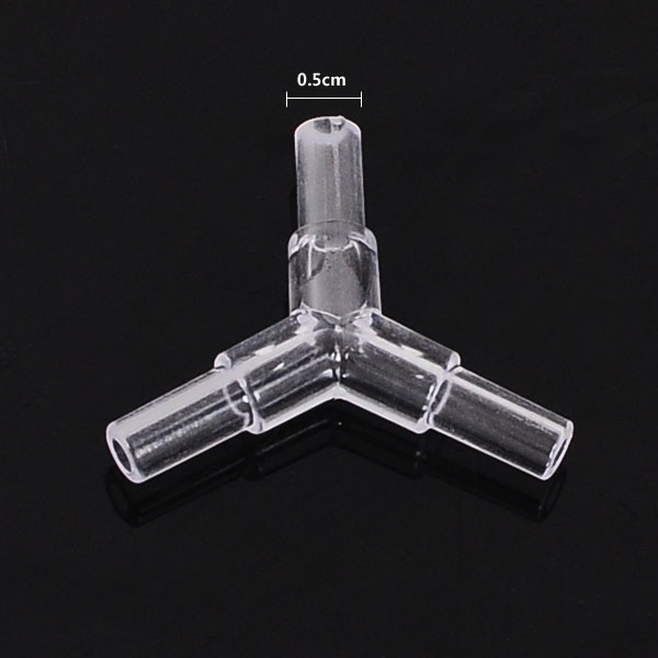 氧气管三通 增氧管一转二接头 Y通接头 转接头增氧泵(散卖)