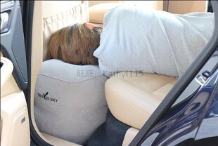 Leg Flocking Pillow Rest Travel Foot Resting 极速Inflatable