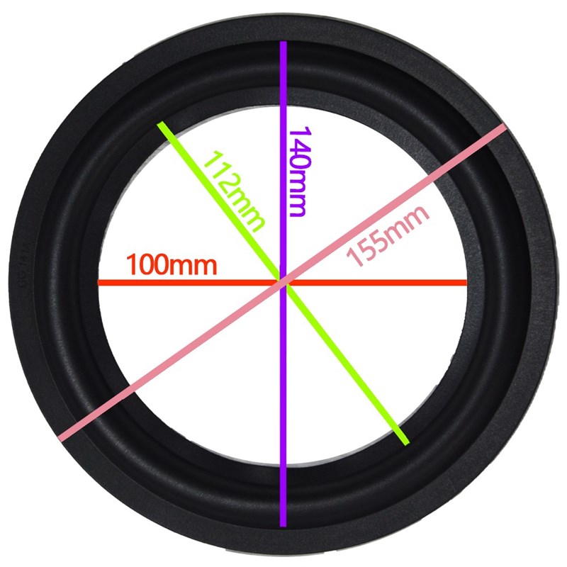 High Quality 2Pcs 6.5 inch 6.5 GG-141A Woofer / Bass Speak