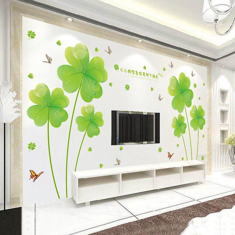 温馨小清新墙贴墙花贴画墙面贴纸房间装饰品卧室牀头创意壁纸自粘