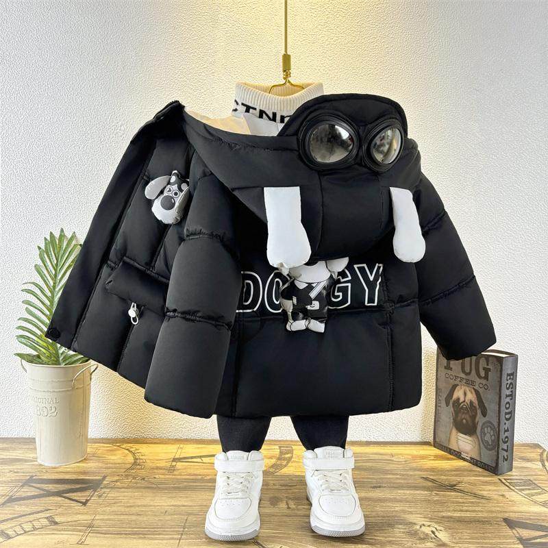 男童棉服2025洋气新款棉袄冬装加绒加厚宝宝小童棉衣儿童棉衣外套,童装/婴儿装/亲子装,棉袄/棉服,淘宝优惠券,粉丝福利购,淘宝优惠卷