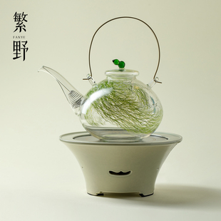 繁野芊野耐高温玻璃壶电陶炉套装新款大容量烧水养生壶泡茶电热炉