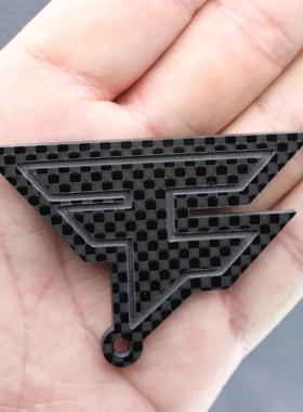 真碳纤维FAZE CSGO 英雄联盟 DOTA Major 钥匙扣挂件男女礼物