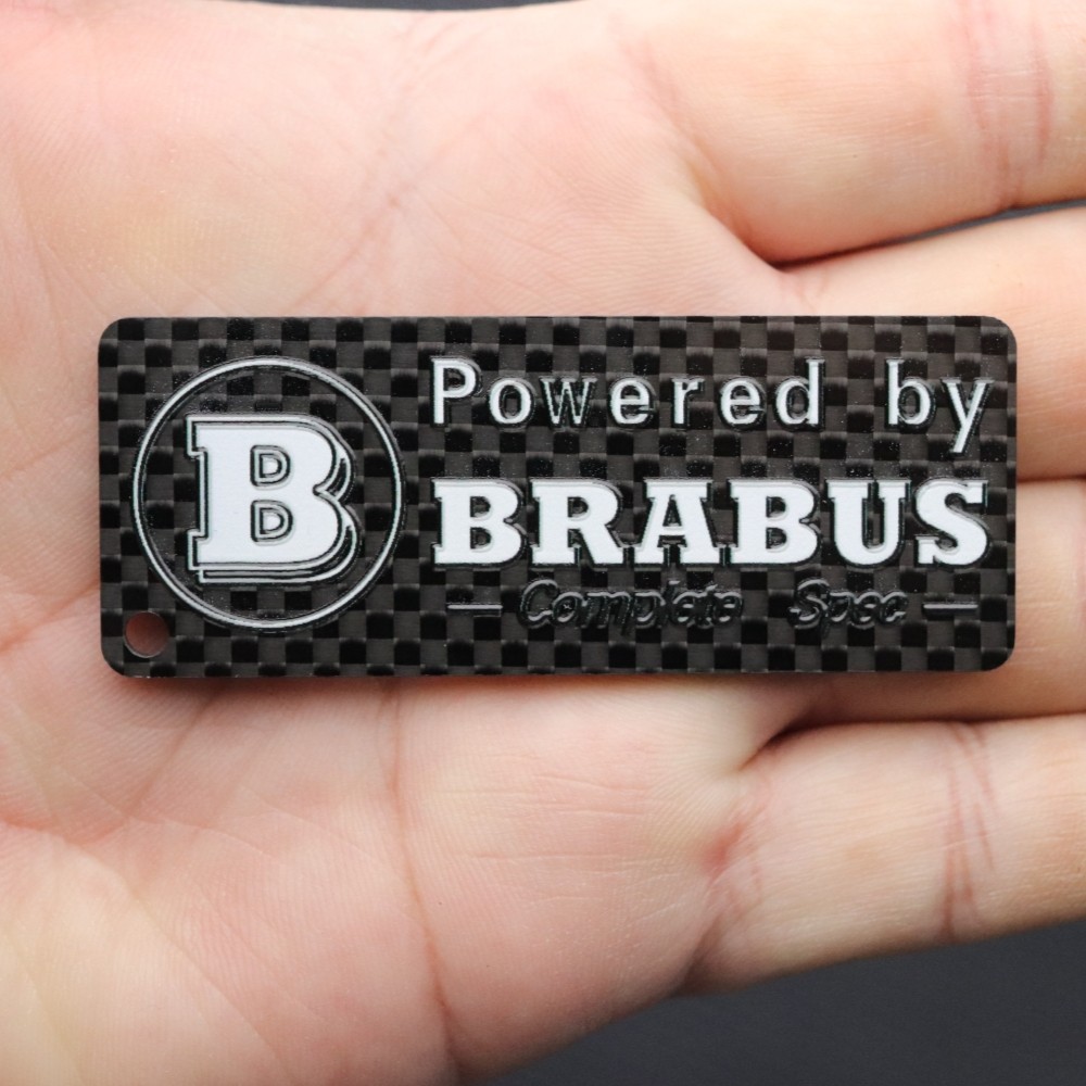奔驰巴博斯BRABUS碳纤维钥匙扣