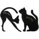 Eyeliner Stencil Line Cat Temple Catline